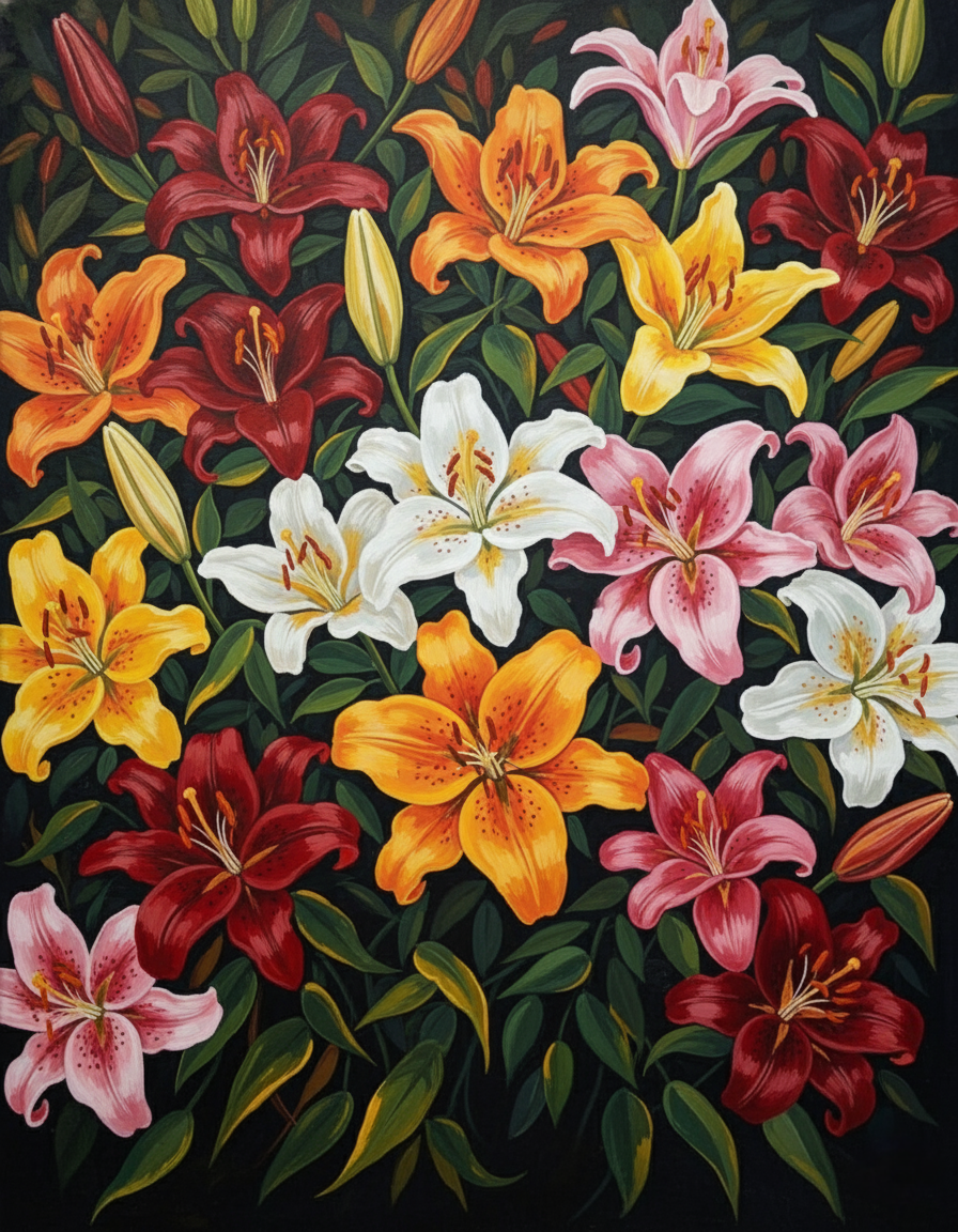 Lily Garden (80 Colours)
