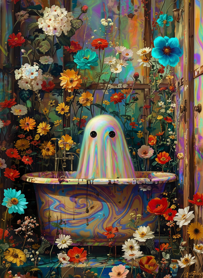 Psychedelic Bathtub Ghost (80 Colours)