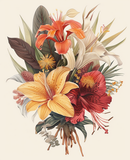 Jungle Hibiscus Bloom (80 Colors)