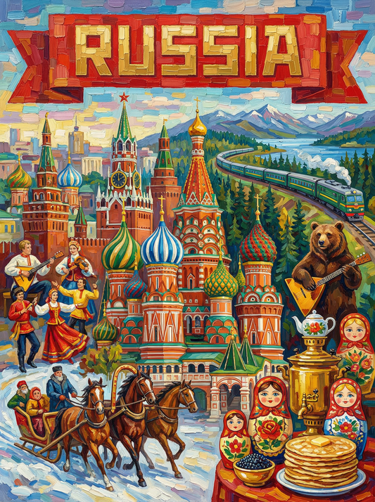 Russian Heritage Collage (80 Colours)