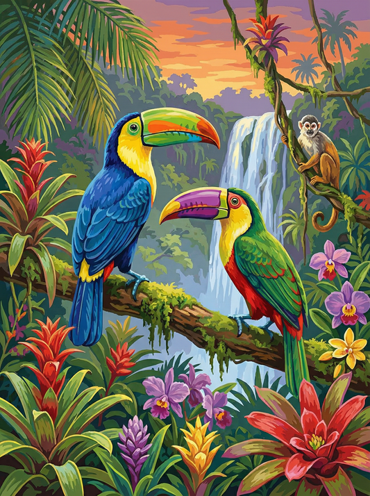 Jungle Waterfall Companions (80 Colours)