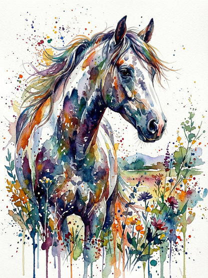 Wildflower Spirit Horse (80 Colours)
