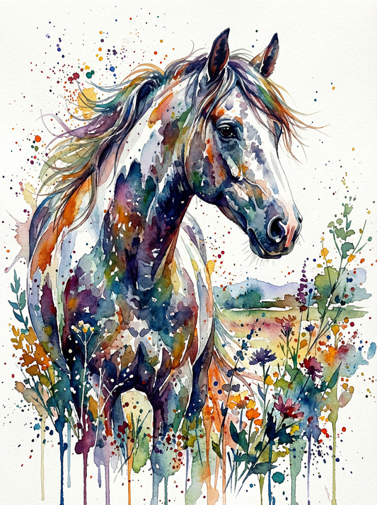 Wildflower Spirit Horse (80 Colours)