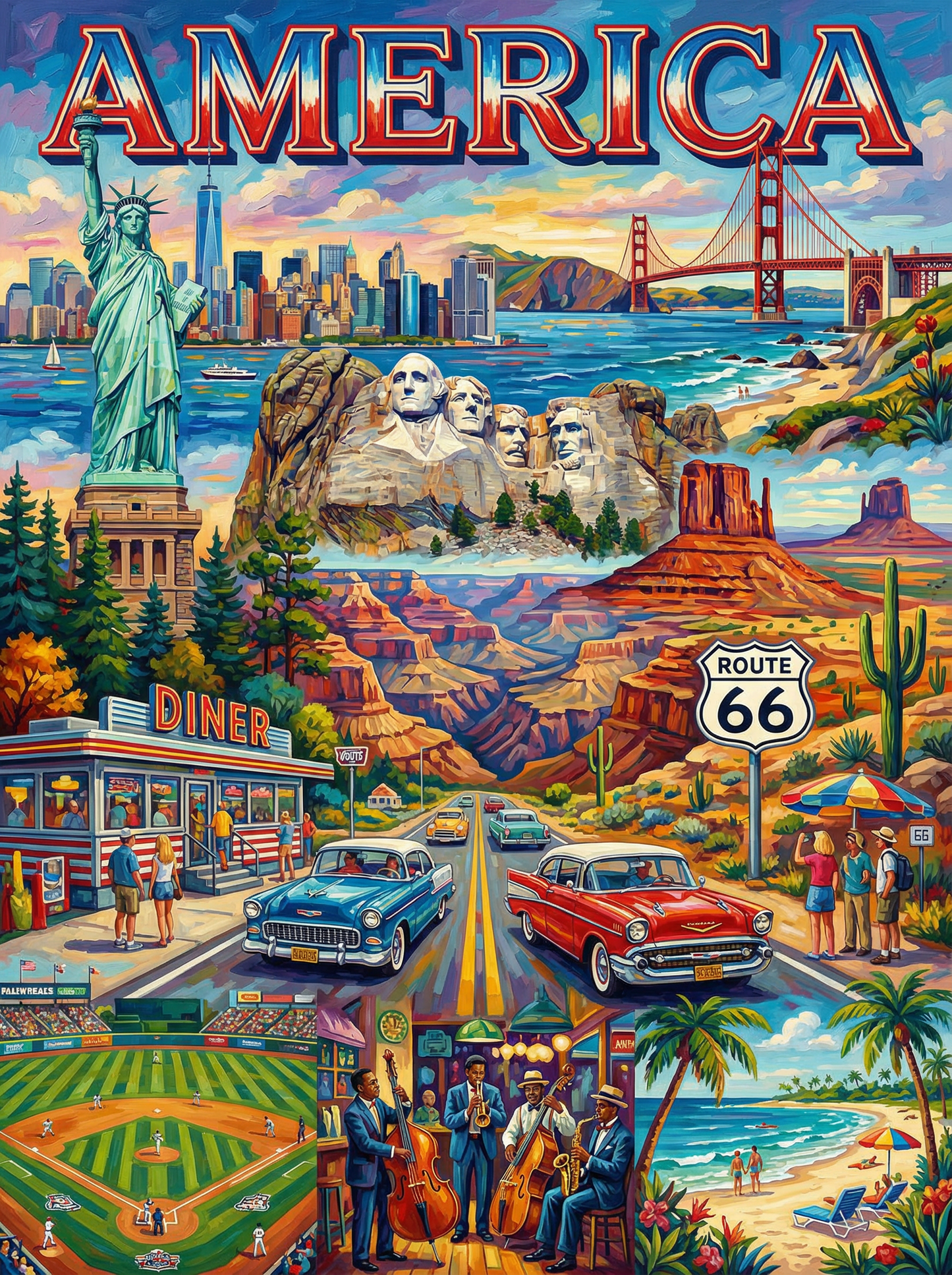 American Iconic Journey (80 Colours)