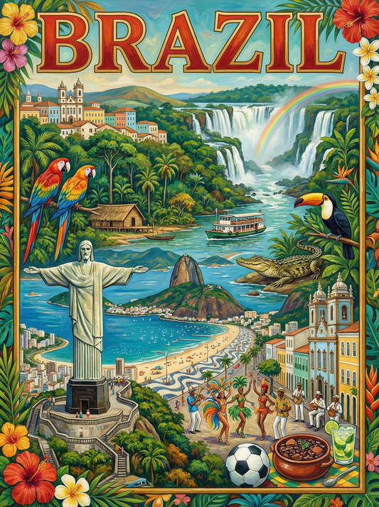 Brazilian Paradise Mosaic (80 Colours)