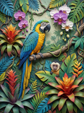 Tropical Macaw Bloom (120 Colors)