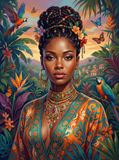 Tropical Queen Woman (120 Colors)