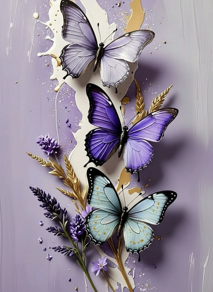 Ethereal Splash Butterflies (80 Colours)