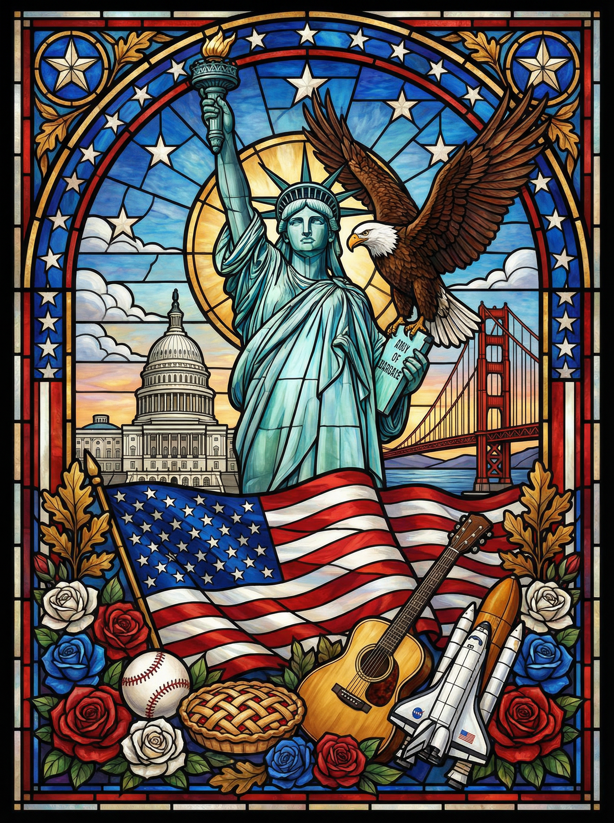Stars & Liberty Mosaic (80 Colours)