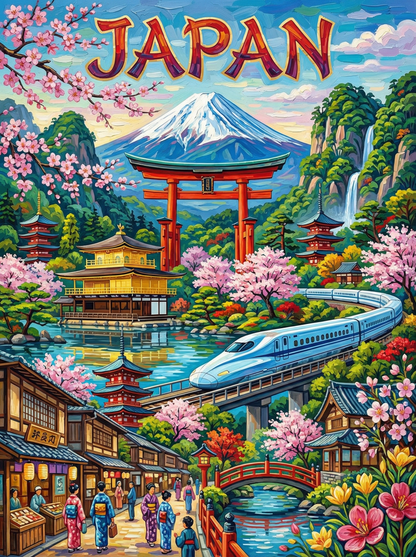 Japanese Spring Harmony (80 Colours)