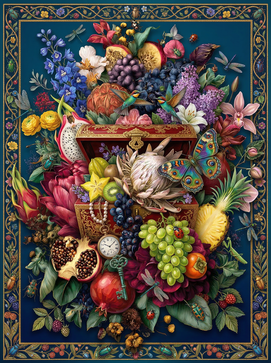 Baroque Fruit Flower Abundance (120 Colours)