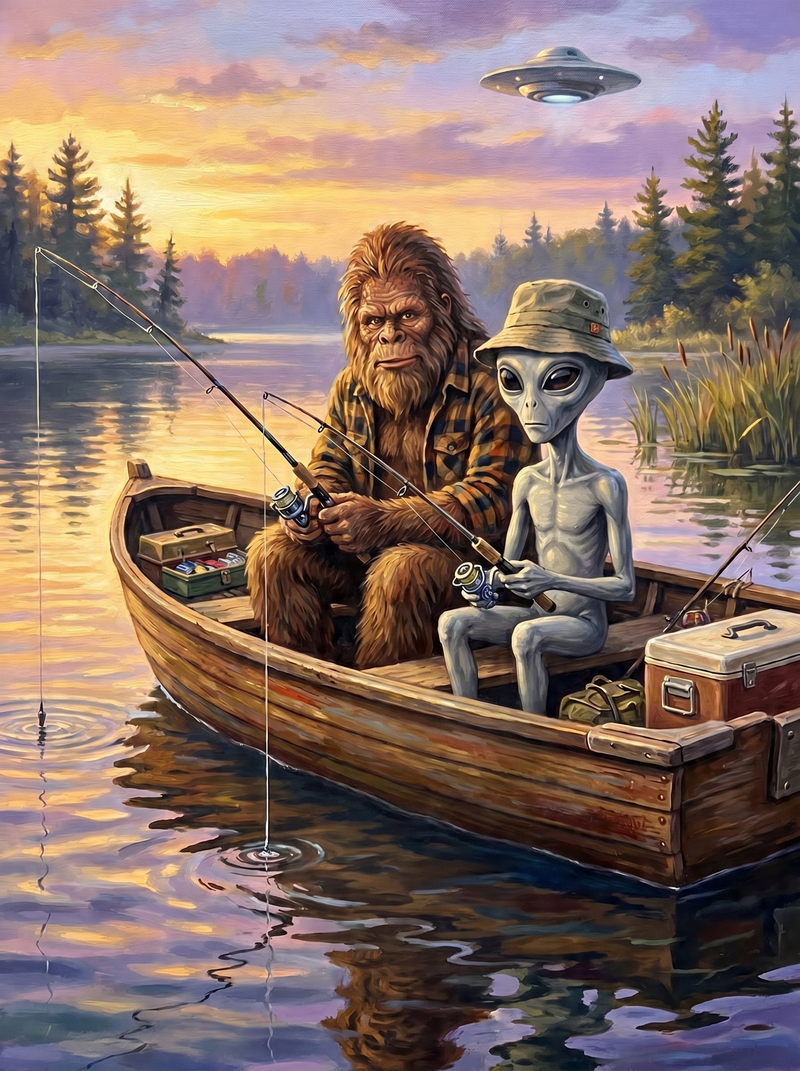 Bigfoot Alien Fishing (80 Colours)