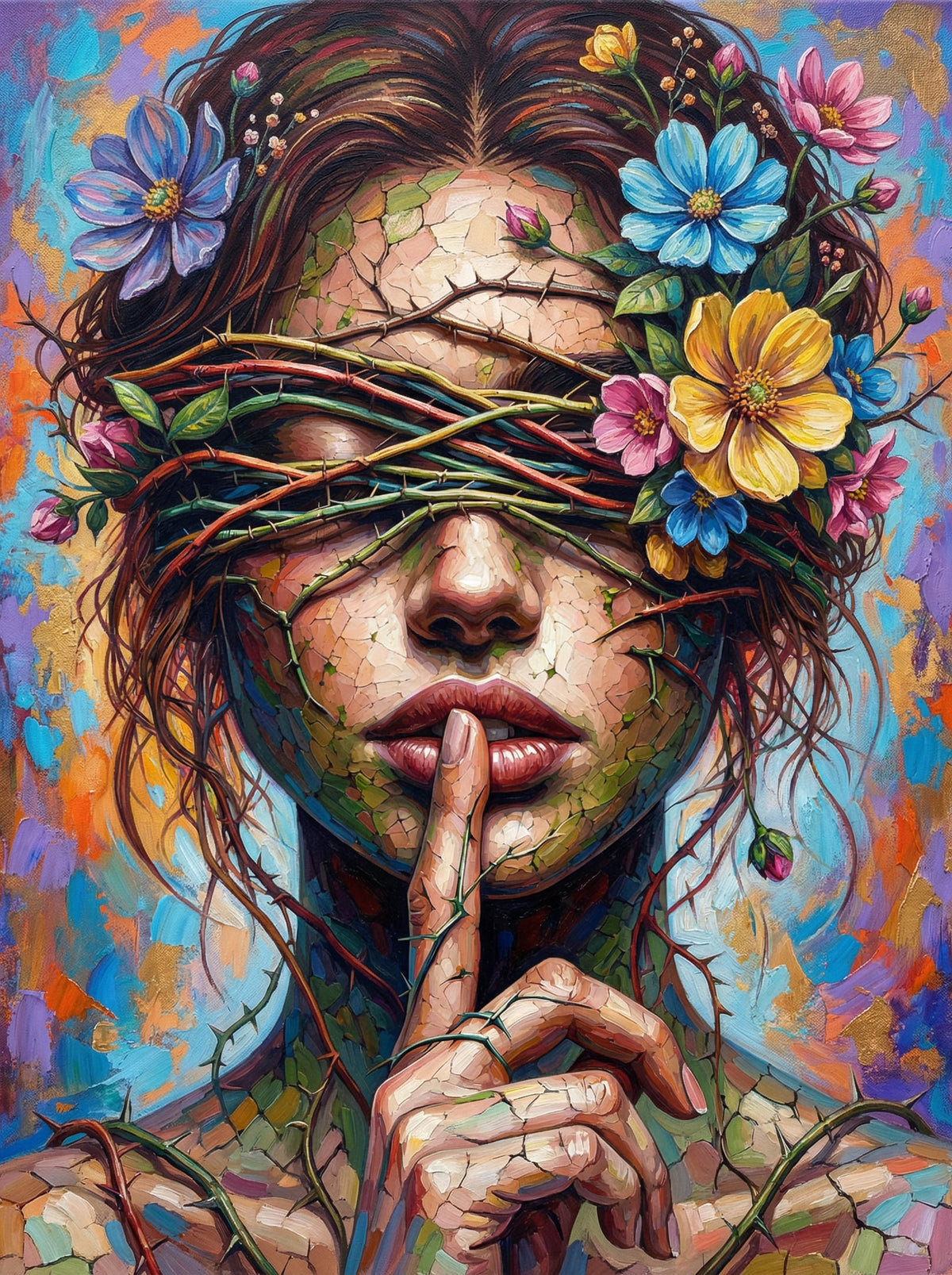 Blooming Mind Portrait (80 Colours)