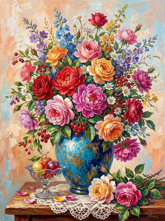 Blue Vase Garden Mix (80 Colours)