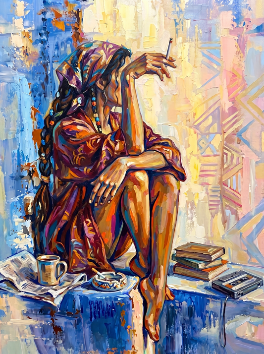 Bohemian Soul With Books (120 Colours)