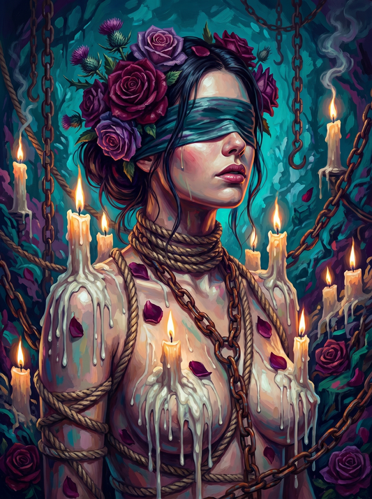 Bound In Teal Roses (120 Colours)