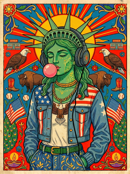 Bubblegum Liberty Statue (80 Colours)