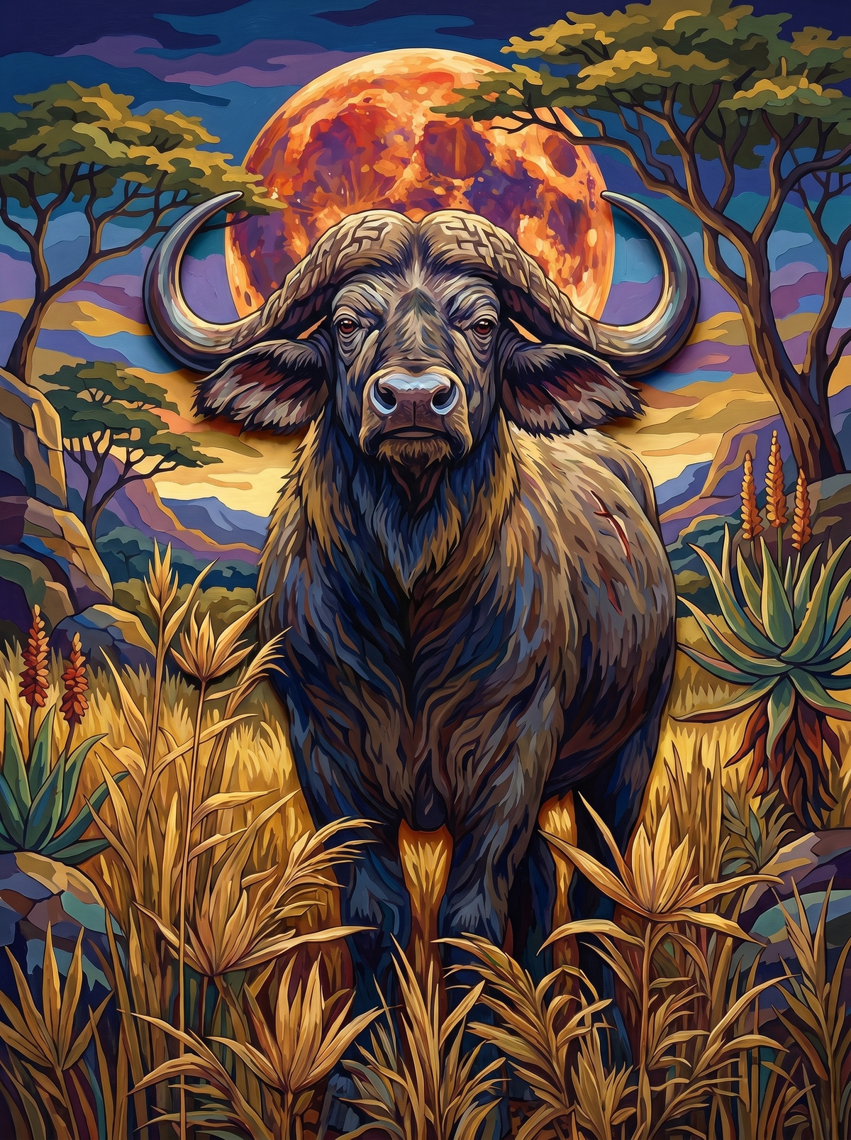 Buffalo Moon Night (80 Colours)