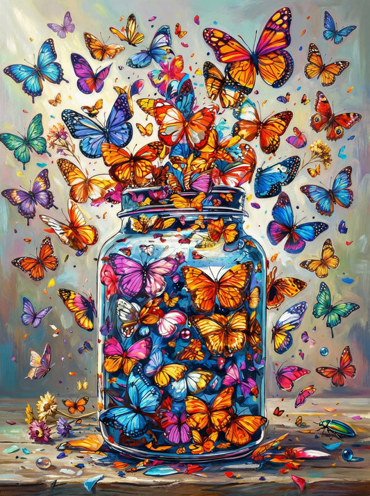 Butterfly Jar Collection (80 Colours)
