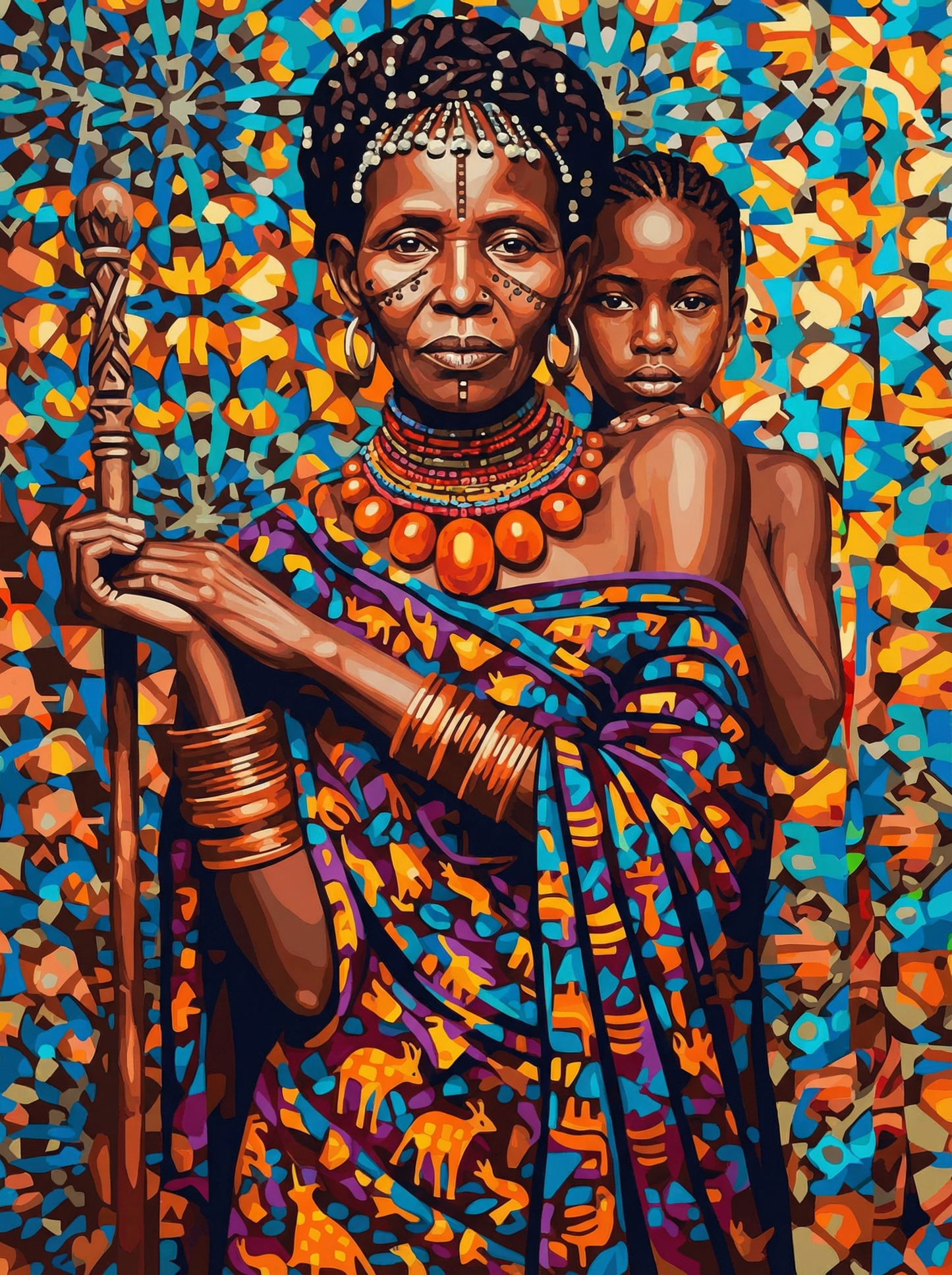 Matriarch and Child (80 Colours)