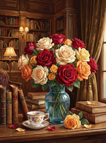 Library Roses Still Life (120 Colours)