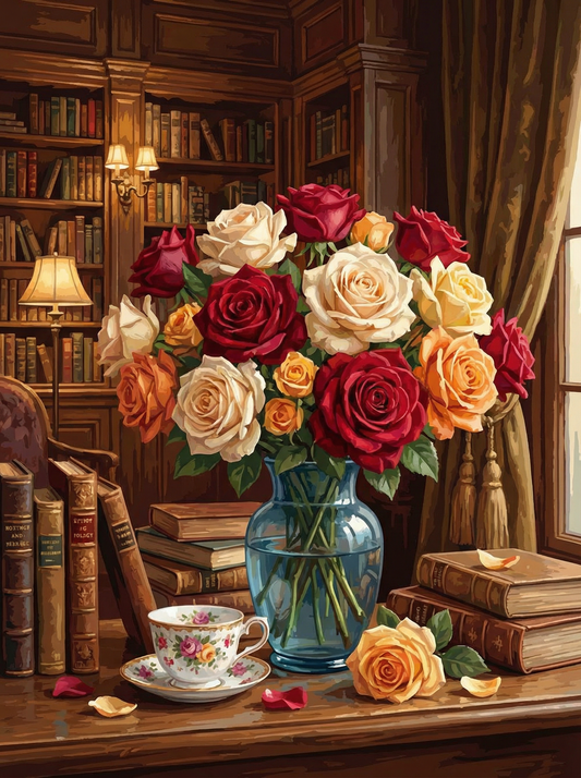 Library Roses Still Life (120 Colours)