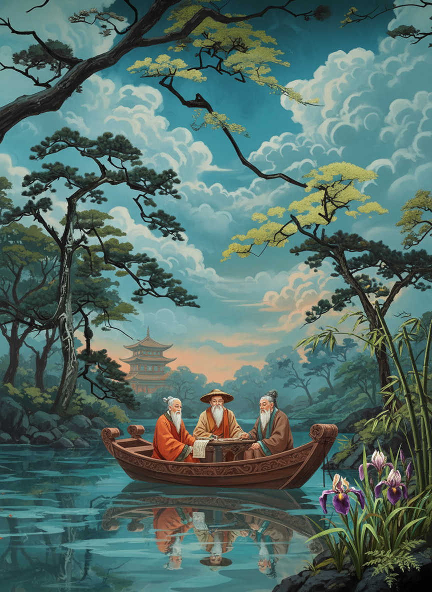 Three Scholars River (80 Colours)