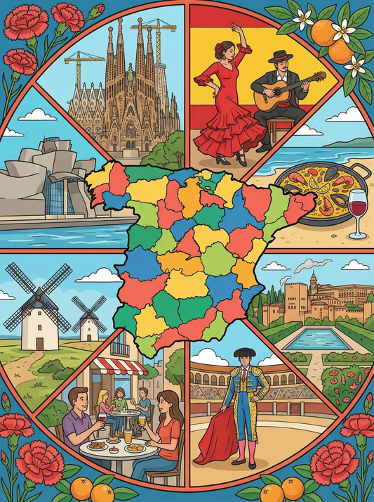 Spanish Cultural Tapestry (120 Colours)