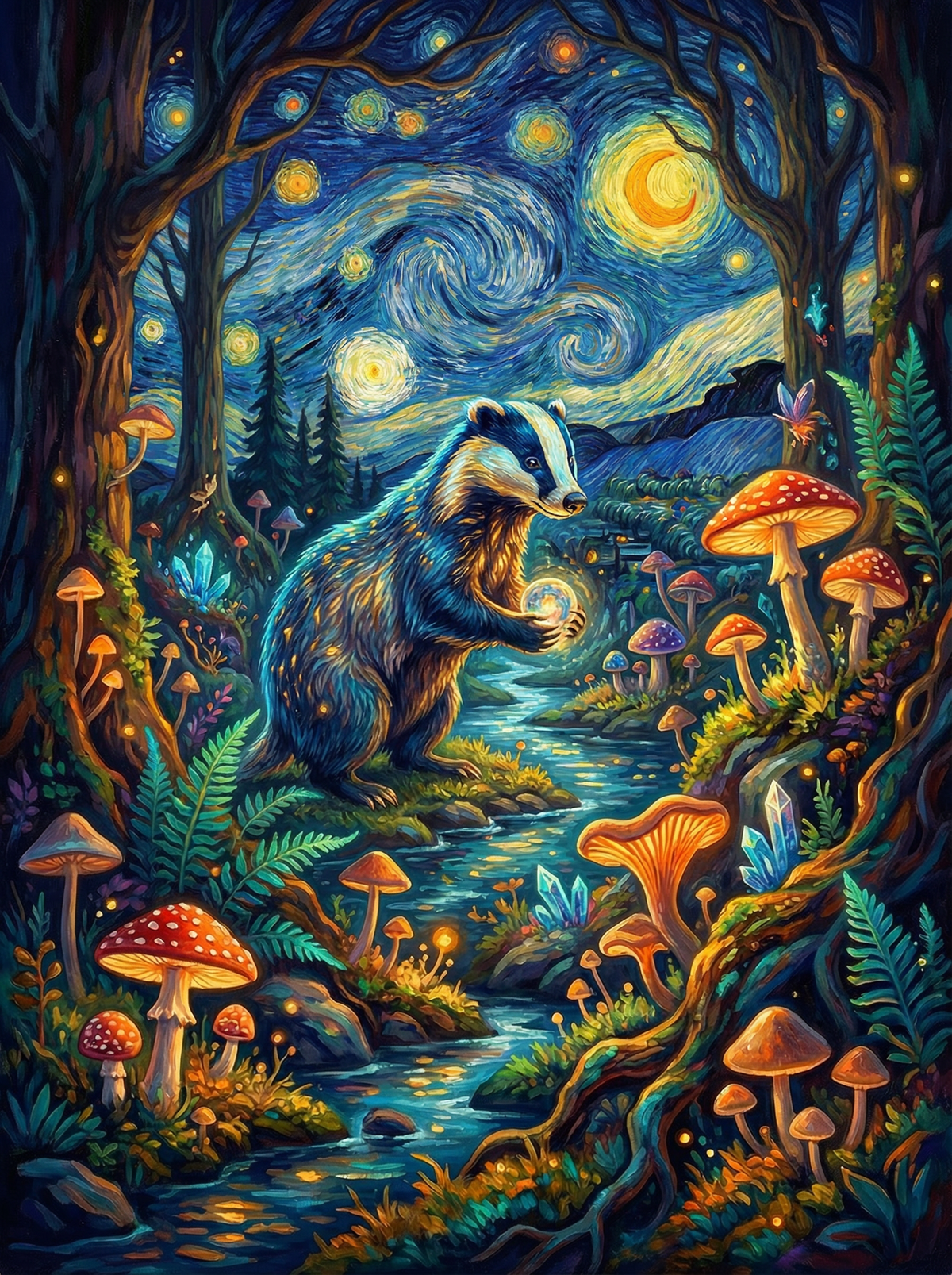 Moonlit Forest Guardian (120 Colours)