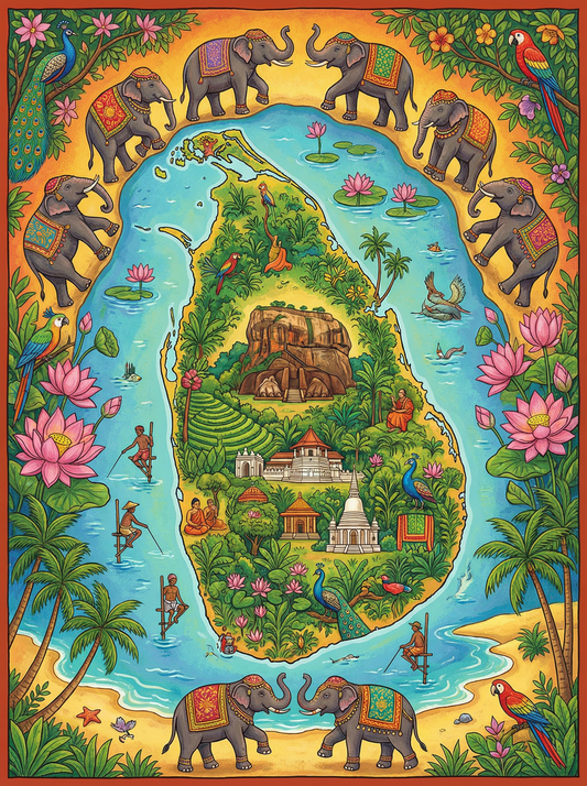 Sri Lanka Heritage Tapestry (80 Colours)