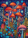 Enchanted Mushroom Forest (80 Colors)