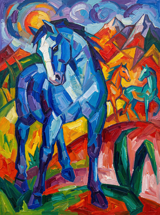Midnight Blue Stallion (120 Colours)