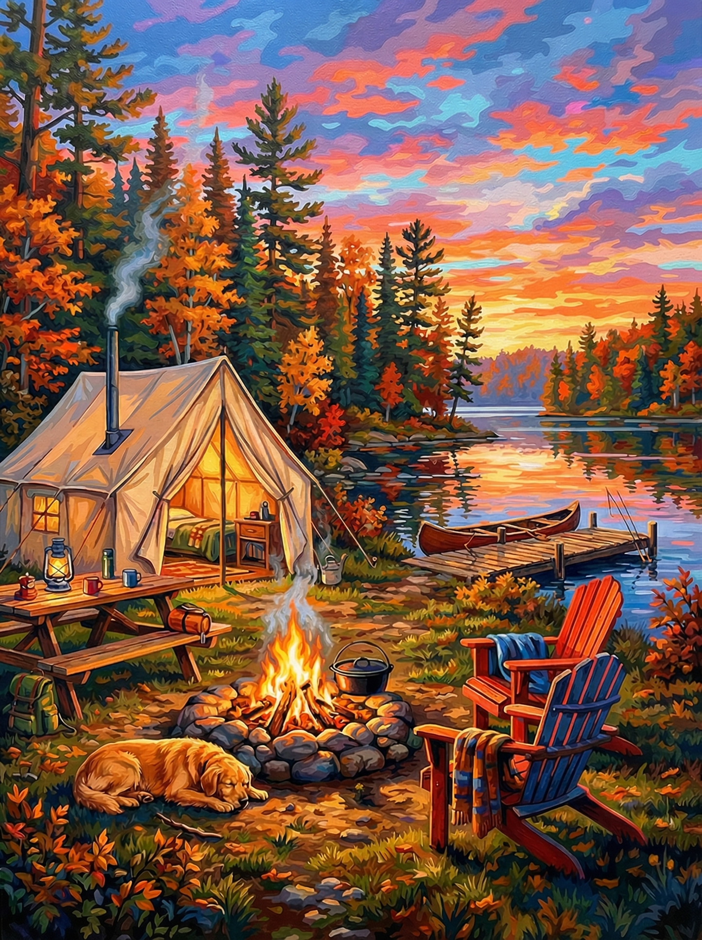 Campfire Sunset Retreat (80 Colours)