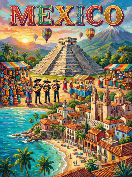 Mexico Fiesta by the Sea (120 Colours)
