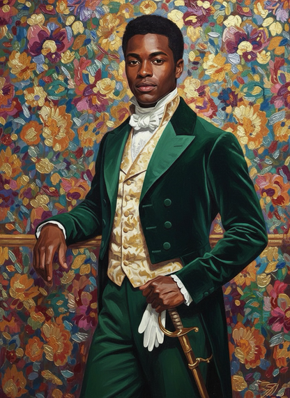 Emerald Dandy Portrait (80 Colours)