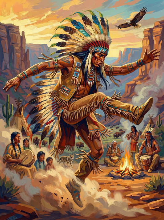 Ceremonial Chief Dancing Desert (120 Colours)