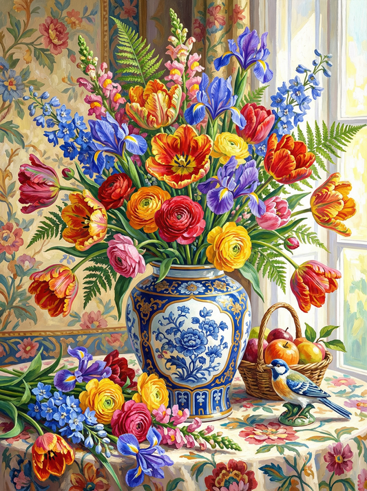 Classic Window Garden Arrangement (80 Colours)