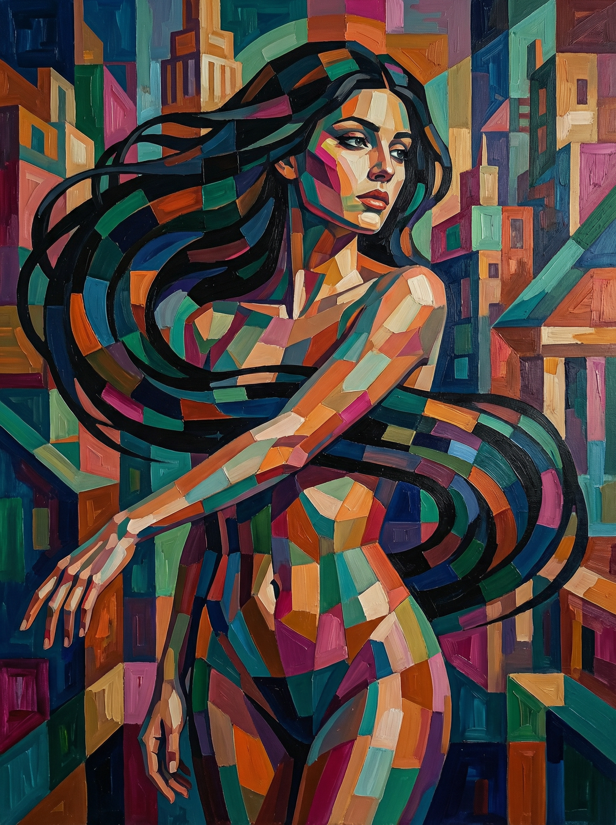 Colorful Body Mosaic (80 Colours)