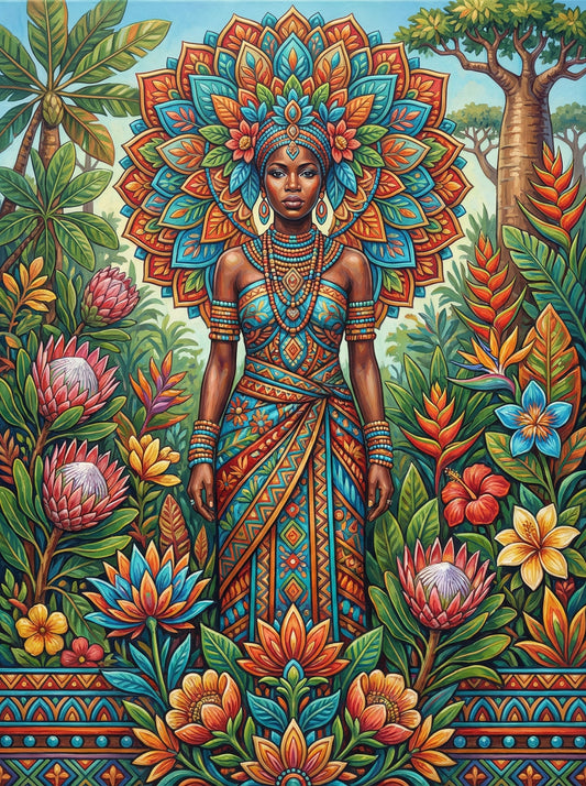 Mandala Queen of Nature (80 Colours)