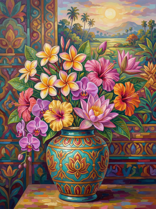 Colorful Lankan Flower Collection (80 Colours)