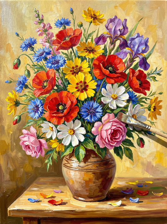 Cottage Country Flowers (80 Colours)