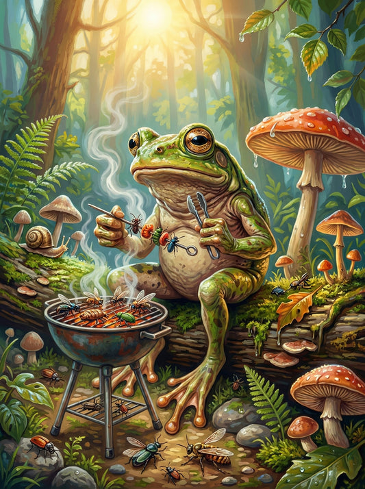 Cozy Frog Forest Scene (120 Colours)
