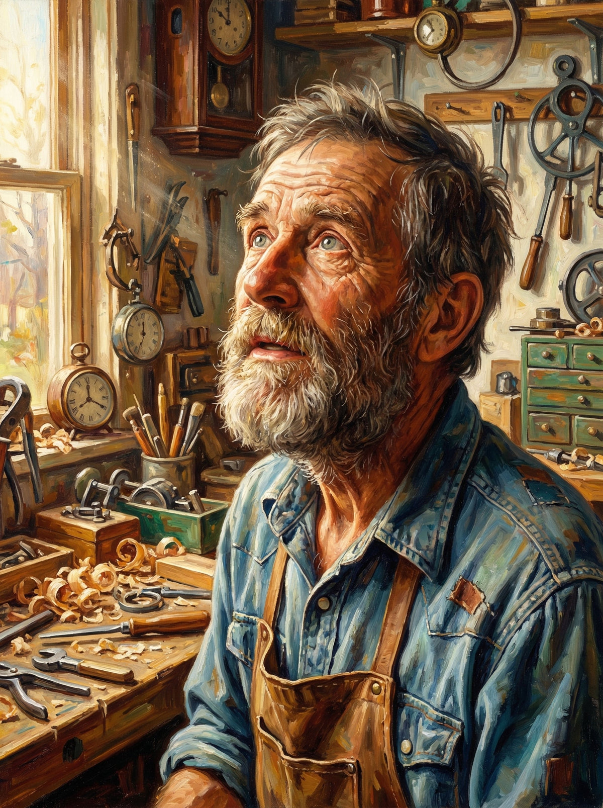 Craftsman In Workshop (80 Colours)