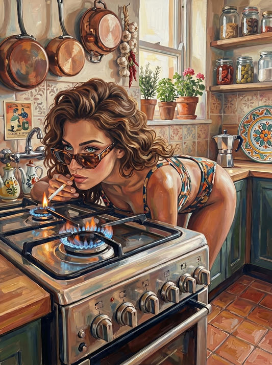 Curly Hair Cigarette Stove (120 Colours)