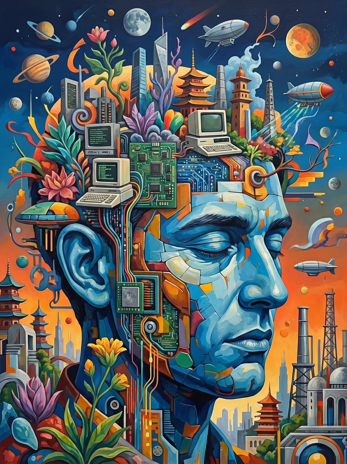 Cyborg Mind Architecture (120 Colours)