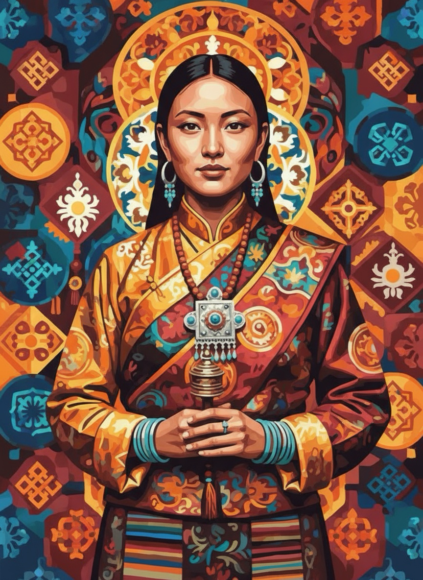 Mandala Tile Empress (80 Colours)