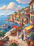 Mediterranean Harbor Market (120 Colors)