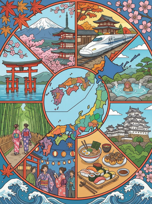 Japan Cultural Mosaic (120 Colours)