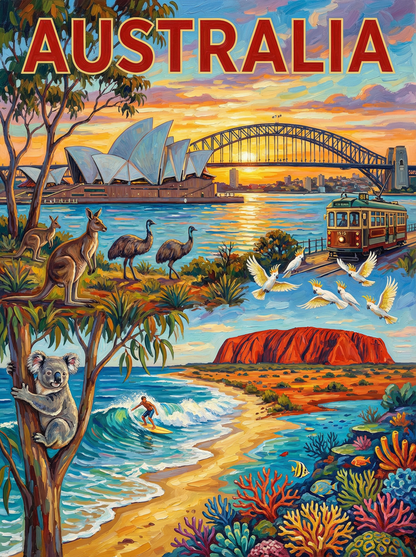 Australia Iconic Wonders (80 Colours)
