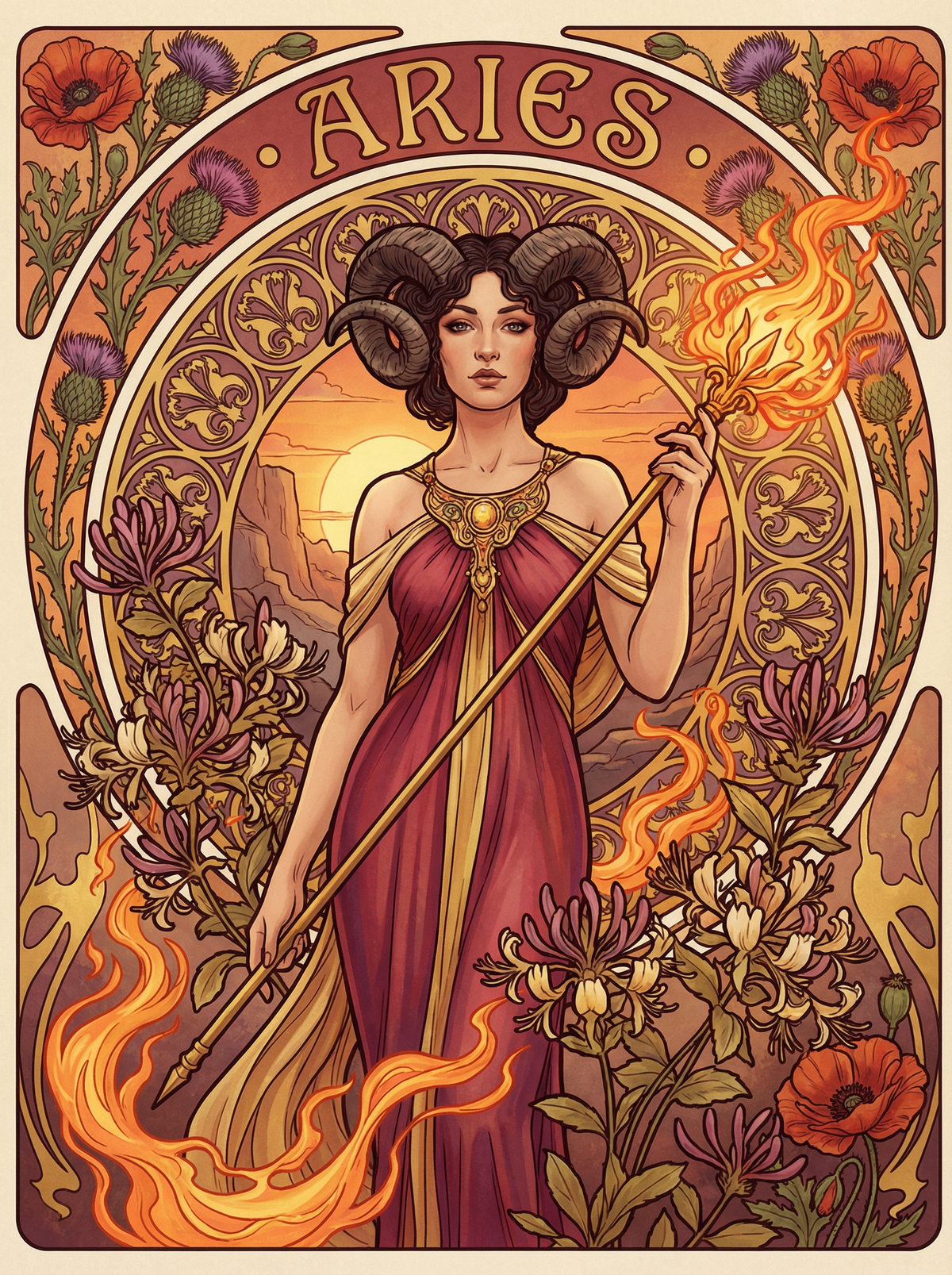 Aries Fire Empress (80 Colours)